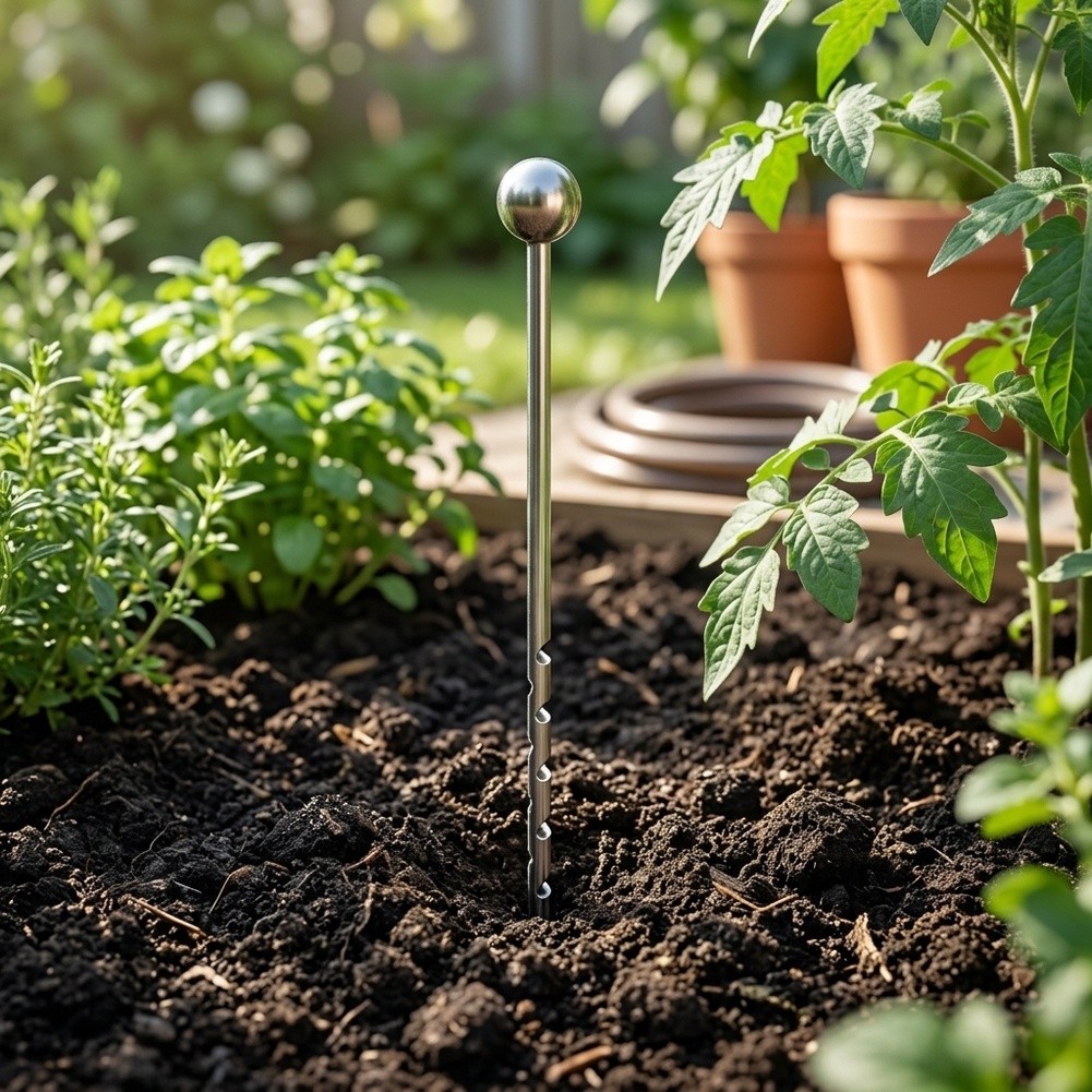 Gardening Tools Required - 14-дюймовый зонд из нержавеющей стали для